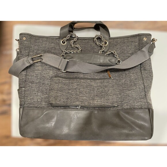 BEIS Everyday Tote Charcoal by Shay Mitchell | Large Carryall Bag Travel Work - Picture 3 of 7